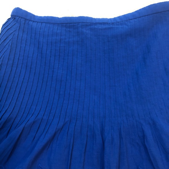 J.Crew Eyelet Floral Mini Skirt Blue - Picture 4 of 8